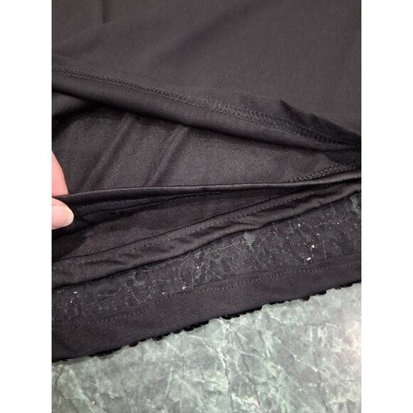 Pretty Guide Womens Size Small Black Sequin Short Sleeve Blouse Top Lined NWT - Picture 10 of 10